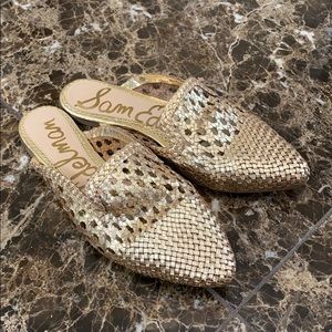 Sam Edelman Clara Mule 7.5 Gold